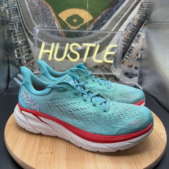 Hoka One One Women’s Clifton 8 “Aquarelle/Eggshell Blue” Sz 7.5B - Picture 1 of 10
